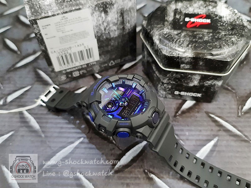 CASIO G-SHOCK นาฬิกาข้อมือ นาฬิกากันน้ำ นาฬิกาของแท้ ประกันศูนย์ CMG 1 ปี รุ่น GA-700VB-1A