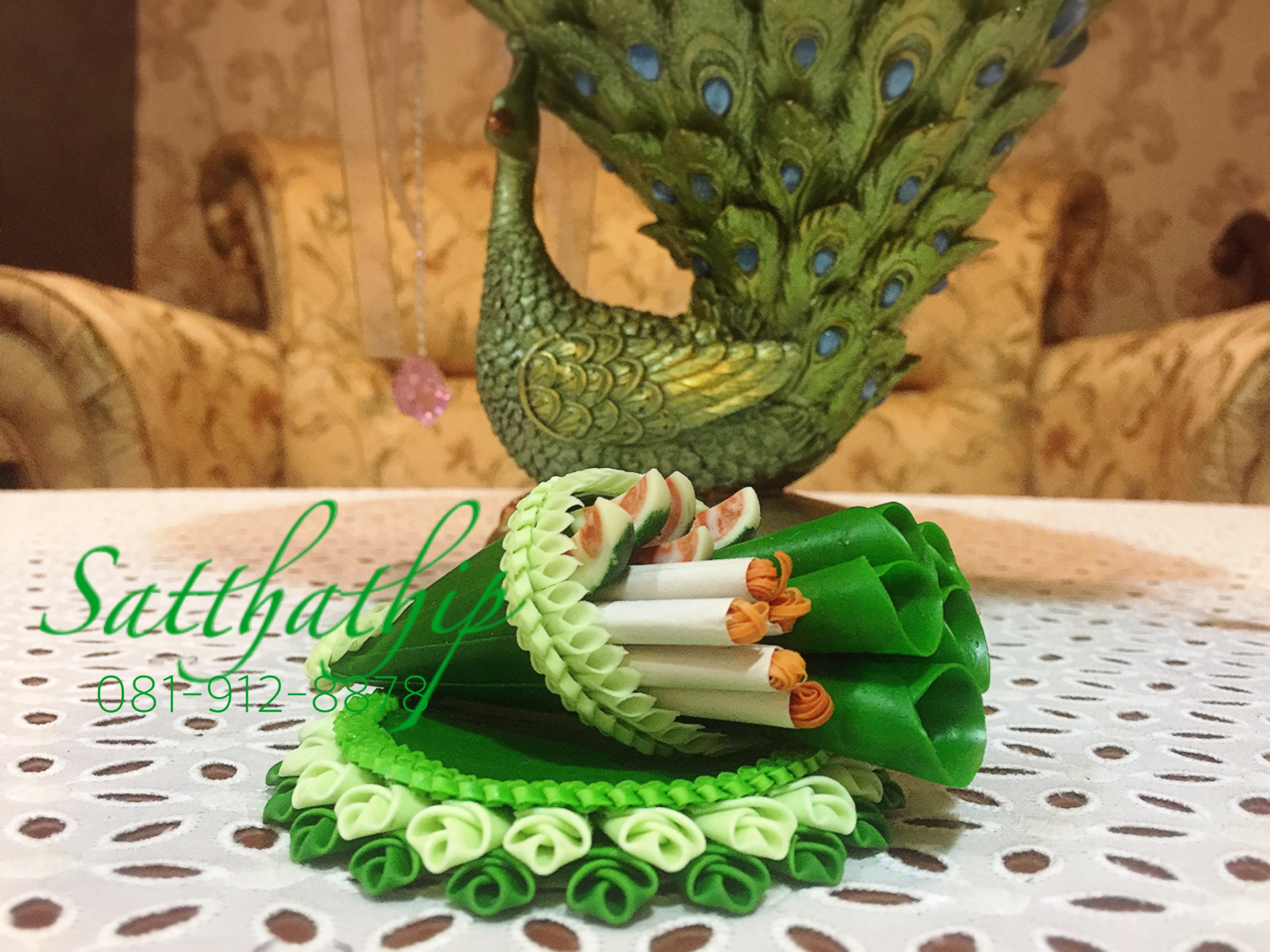 ชุดกรวยเชี่ยนหมากพลู ประดิษฐ์จากดิน - Betel