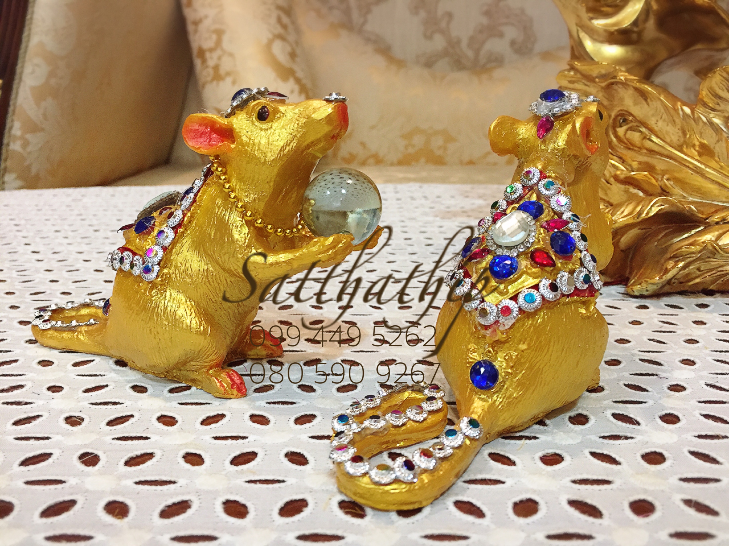 หนูมุสิกะ บริวารแห่งพระพิฆเนศ - หนูถวายพระพิฆเนศ - หนูถือลูกแก้ว - Ganesha: Lord of Success