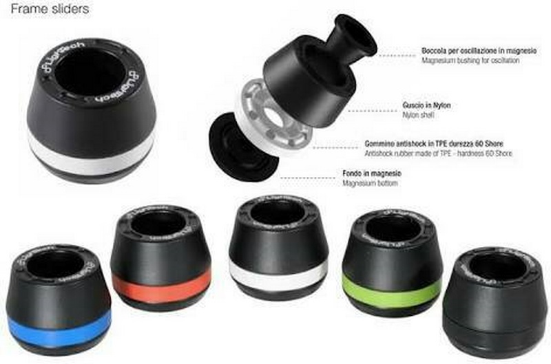 กันล้มกลาง Lightech Frame Protection/Sliders สำหรับ ZX10R ปี 2011-2015