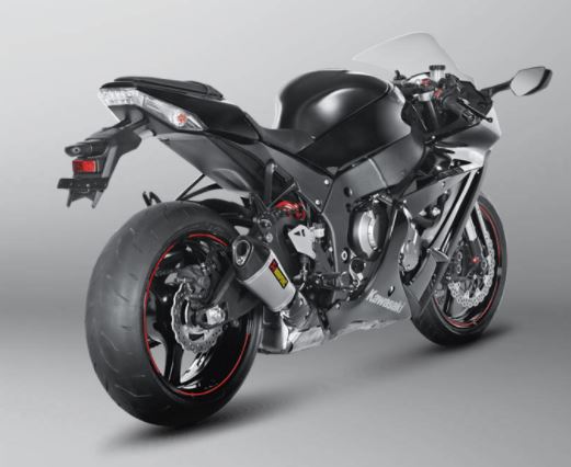 ท่อ Akrapovic shorty สำหรับ zx10 ปี 2011-2015 รุ่นปากตัดตรง มาพร้อมการ์ดคาร์บอน (For Exhibition only)