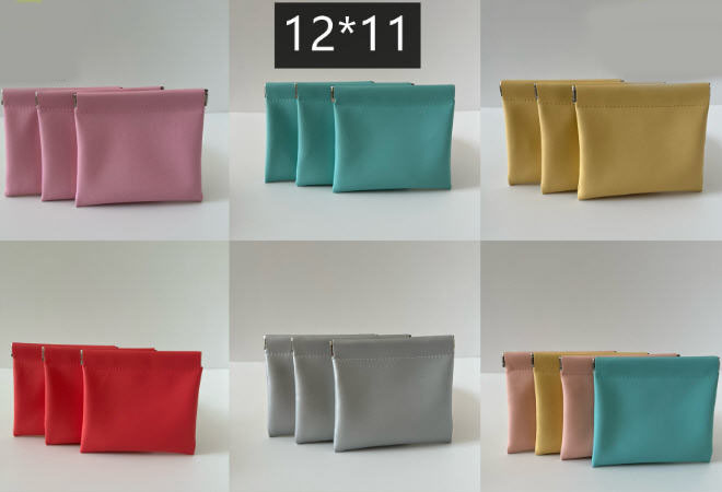 กระเป๋าใส่เศษเหรียญ,กระเป๋าใส่สตางค์,PU,สกรีนโลโก้,ขนาด10*10cm