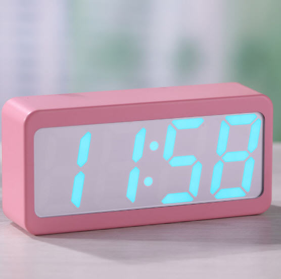 นาฬิกาLEDตั้งโต๊ะวัสดุทำจากไม้,นาฬิกาLED,นาฬิกาดิจิตอล