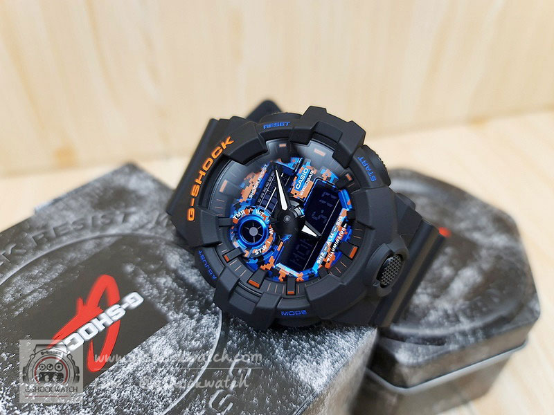 CASIO G-SHOCK นาฬิกาข้อมือ นาฬิกากันน้ำ นาฬิกาของแท้ ประกันศูนย์ CMG 1 ปี รุ่น GA-700CT-1A