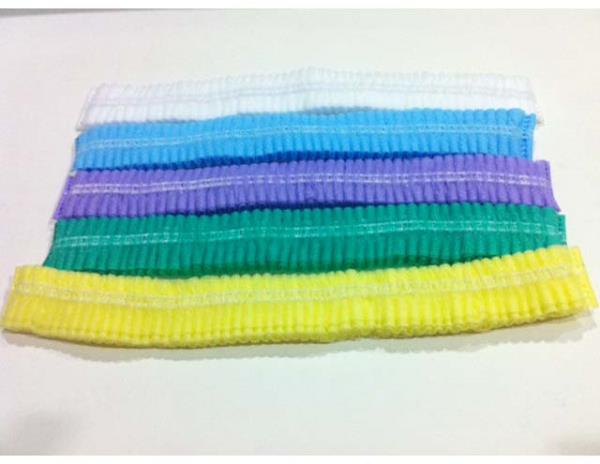 หมวกคลุมผม ตัวหนอน Dura แบบยางยืด สีขาว เขียว ชมพู ฟ้า ม่วง เหลือง