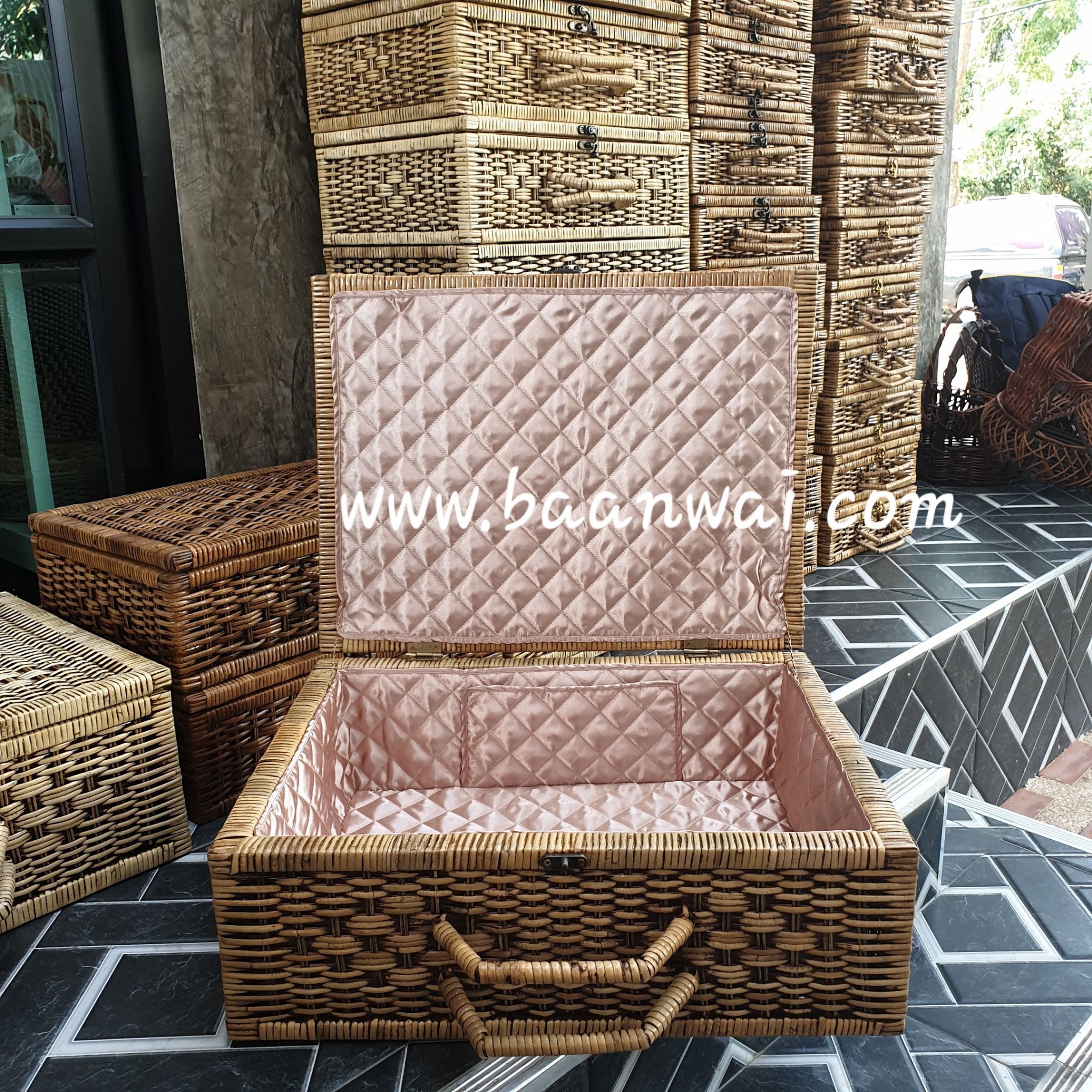 กระเป๋าเจมส์บอล กระเป๋าหวายเจมส์บอล กระเป๋าหวาย