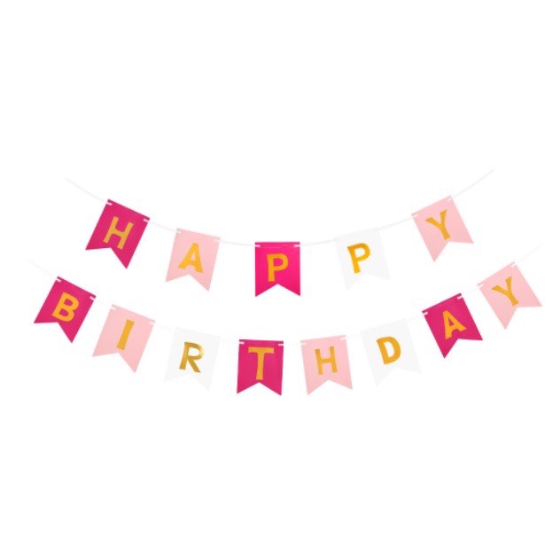 ป้ายกระดาษ-HAPPY BIRTHDAY