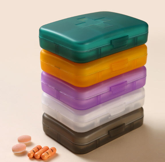 กล่องใส่ยา,กล่องยา,กล่องใส่ยาพกพา,ขนาด9.5*7.2*2.8CM