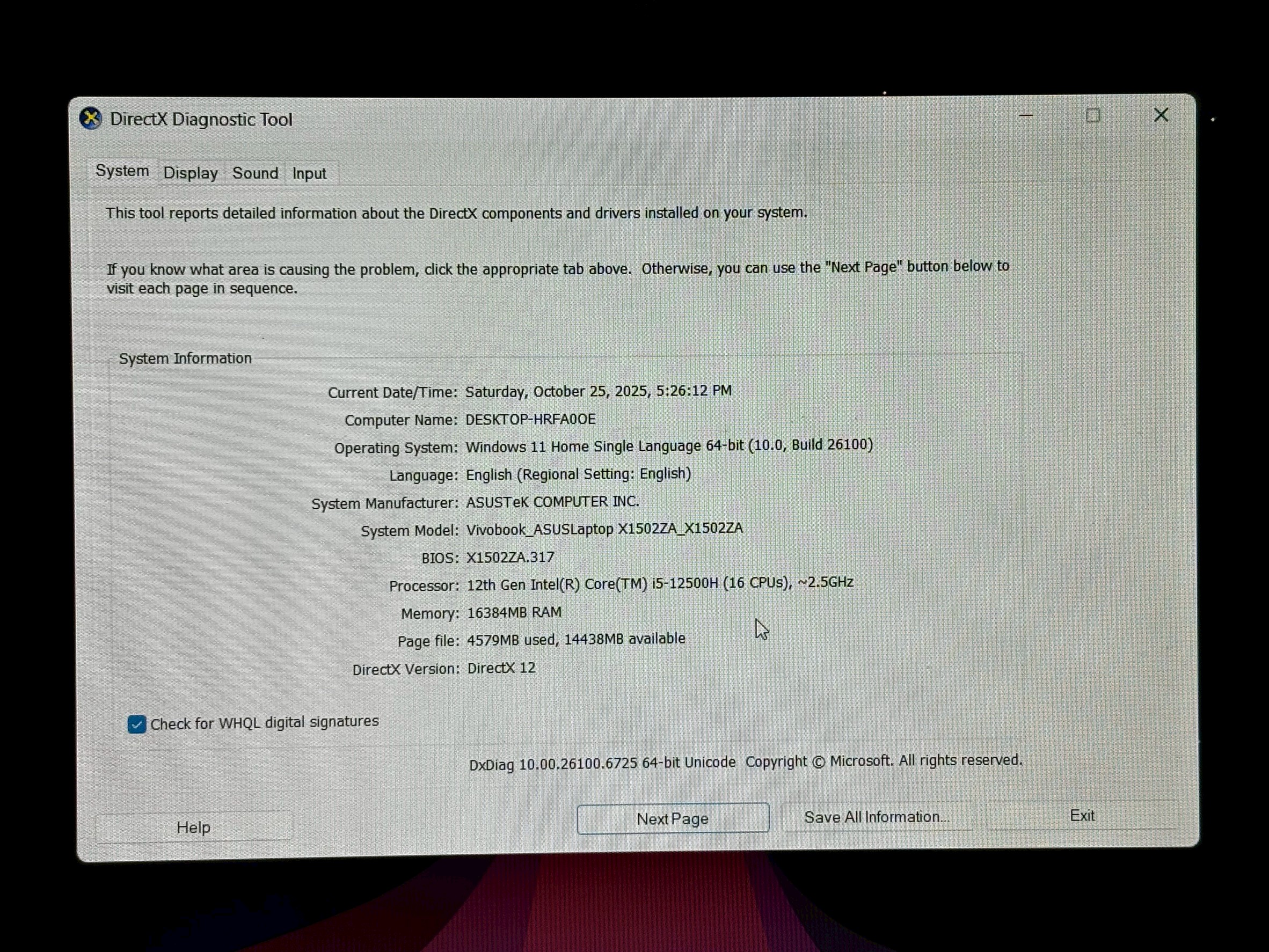 ASUS VIVOBOOK 15 X1502ZA-EJ5200WS (QUIET BLUE)