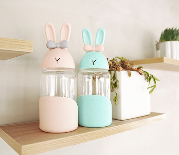 ขวดแก้ว,ขวดแก้วน้ำ,แก้วน้ำรูปกระต่าย