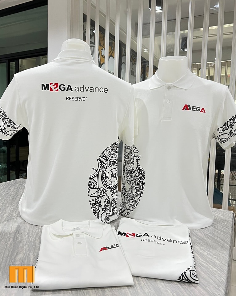 ผลงานเสื้อโปโลสกรีนร้าน มัน มันส์ mun munz