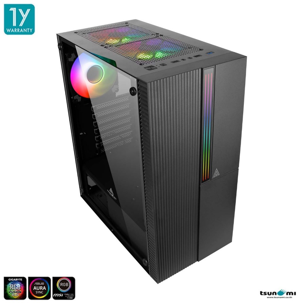 TSUNAMI ADVENTURE 26-F K TG ARGB ATX CASE (FAN 120MMx3) [1Y]