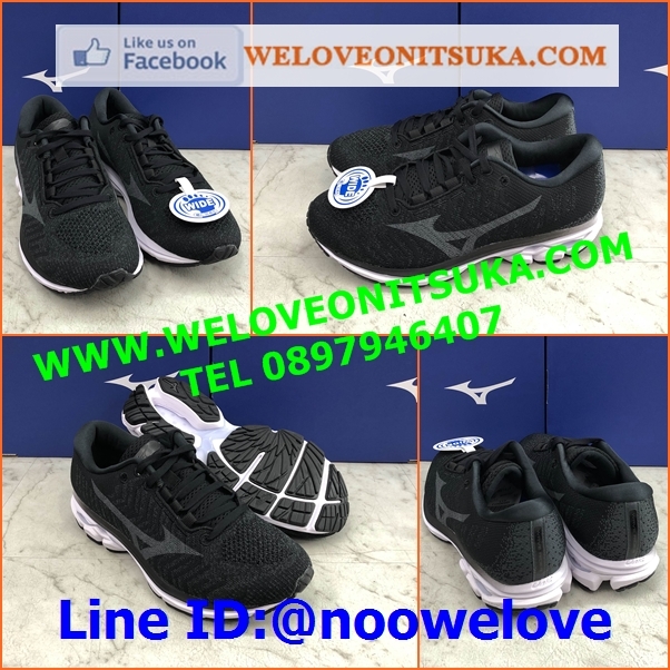 Mizuno Wave Rider Waveknit 3 รองเท้าวิ่งสำหรับสาวๆ หน้าเท้ากว้าง ตัวรองเท้าเป็นผ้าถัก ยืดหยุ่น กระชับเท้า สีสวย หนานุ่ม ใส่สบายเท้า J1GD193109