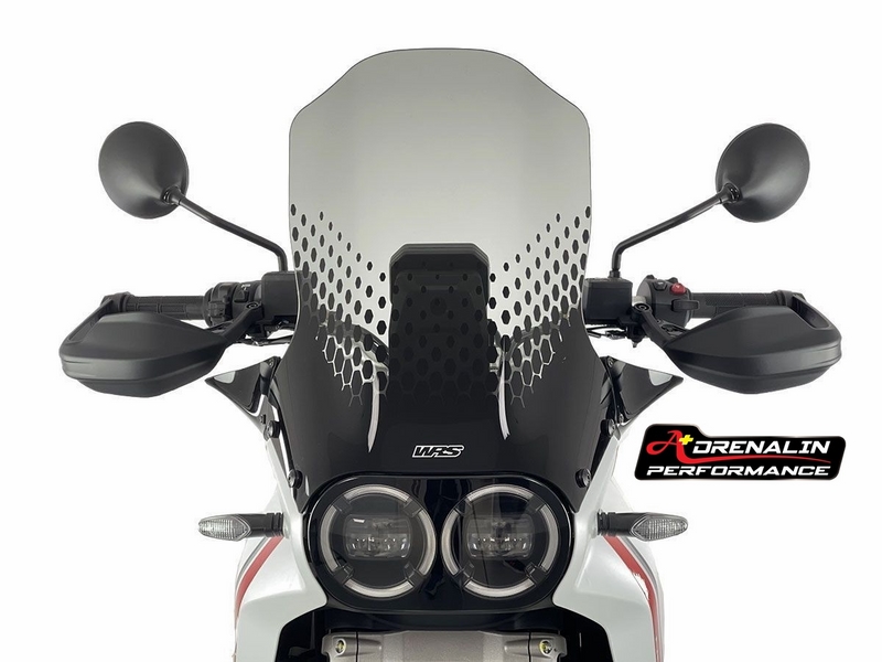 ขิวหน้า WRS ทรงสูง สำหรับ Desert X รุ่น caponord สีsmoke