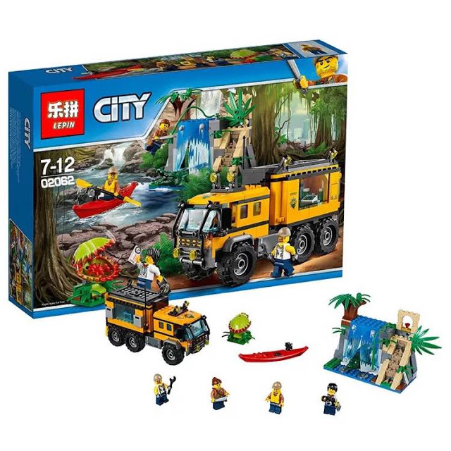 เลโก้จีน LEPIN.02062 ชุด Jungle Mobile Lab