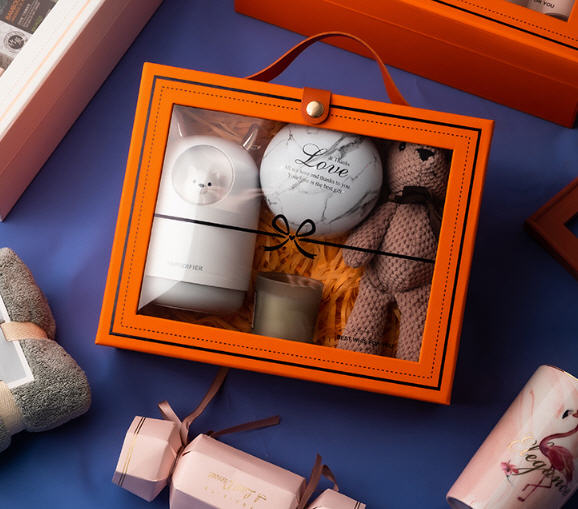 กล่องใส่ของขวัญ,กล่องกระดาษใส่ของขวัญ,ขนาด25.5x20.5x9.5cm