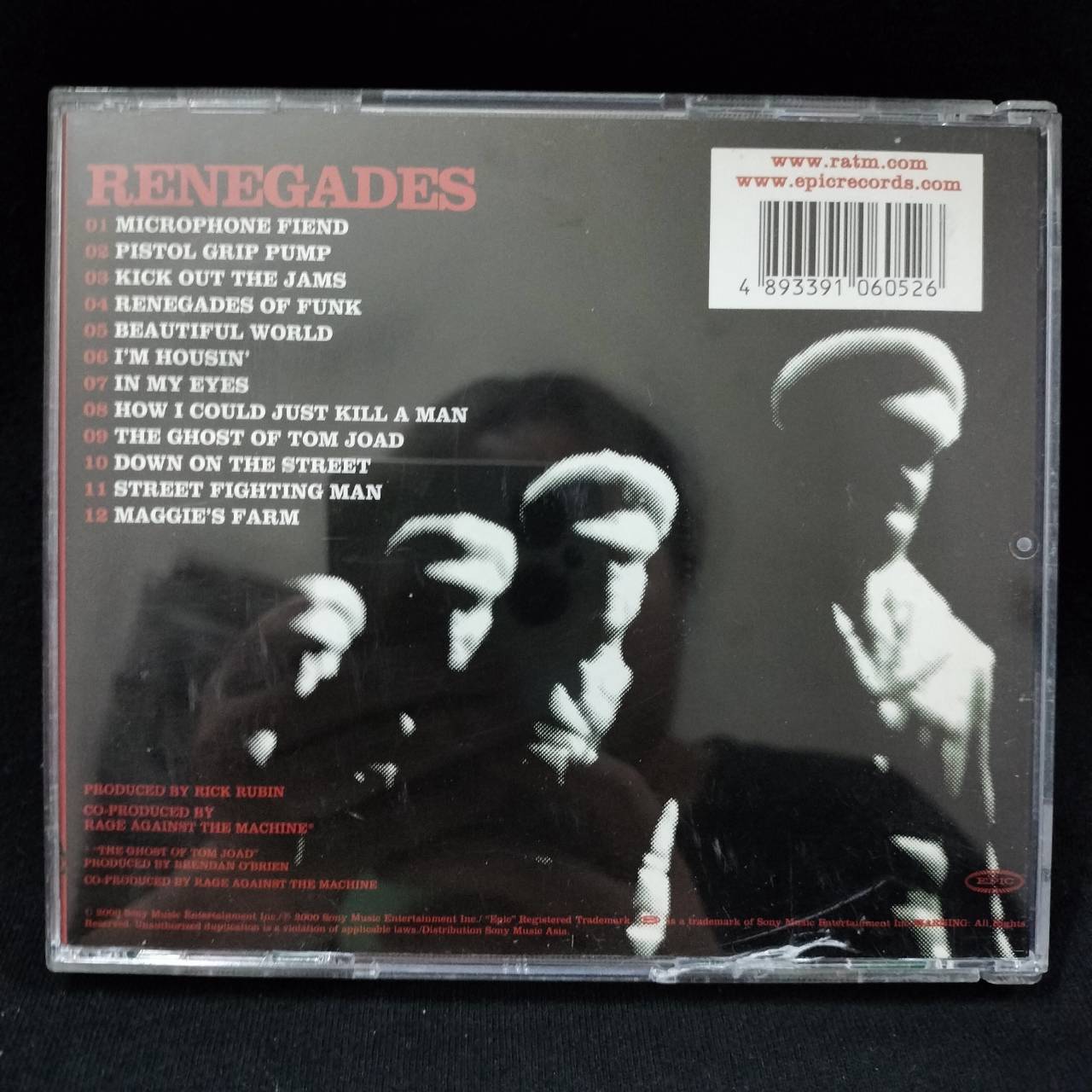 Rage Against The Machine – Renegades / ไม่ระบุ / แผ่นสวย