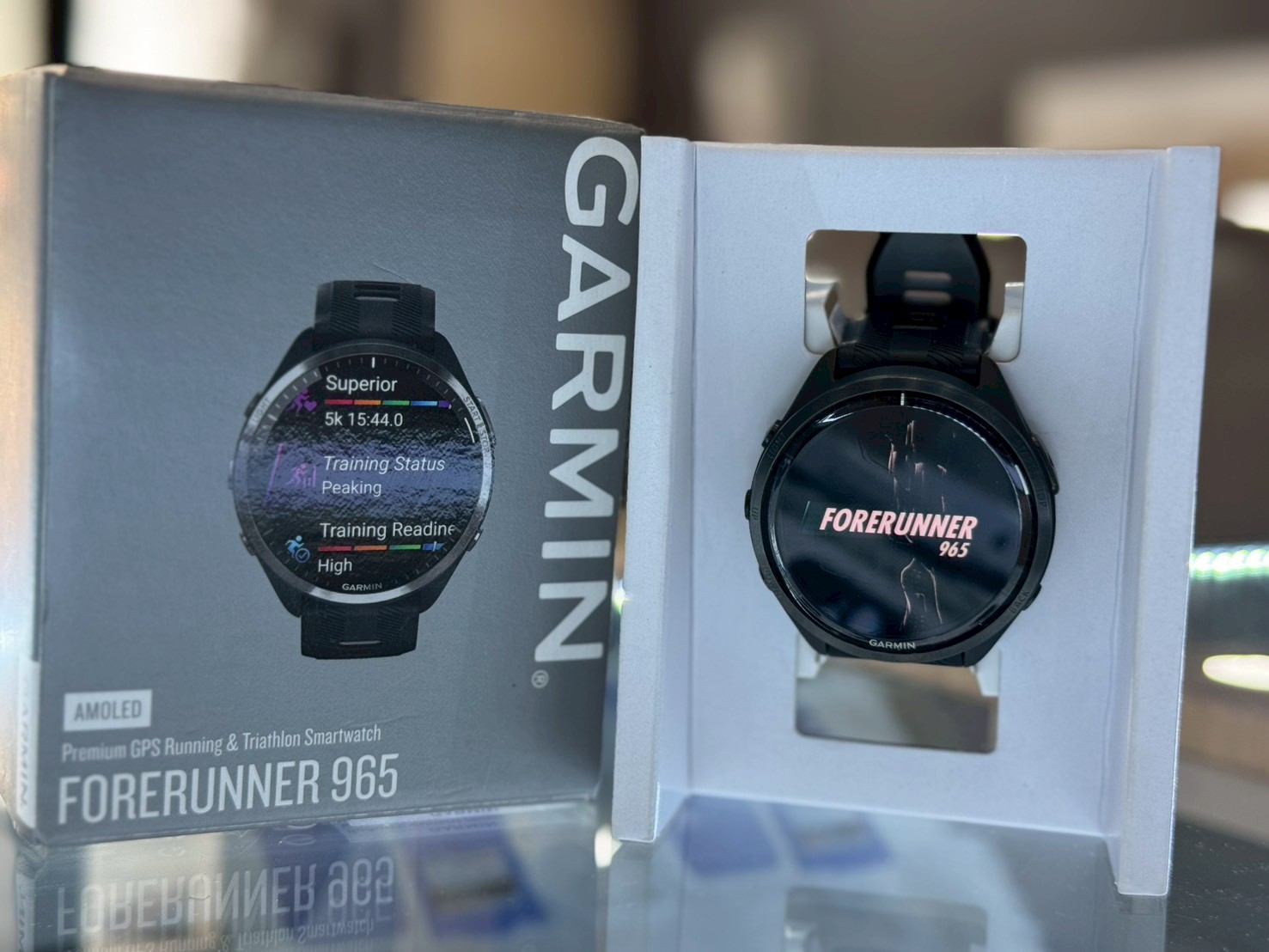 Garmin Forerunner 965 GPS with Black Case and Black