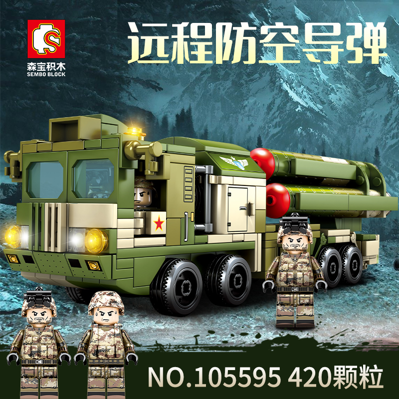 เลโก้จีน SemboBlock 105595 ชุด HQ-9 Anti Aircraft Missiles System