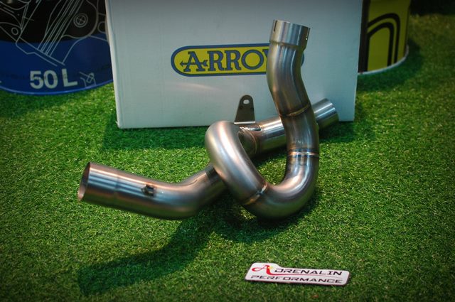 คอท่อ Arrow สำหรับ Multistrada 1200 2016+ euduro ใช้ได้กับปลายทุกยี่ห้อ (For Exhibition only)