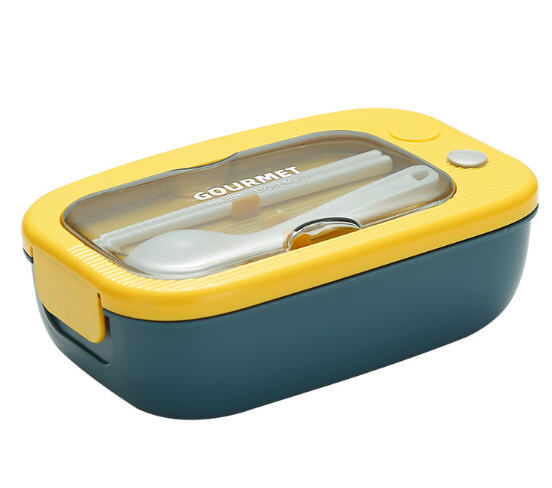 กล่องข้าว,กล่องใส่ข้าวพลาสติก,กล่องใส่ข้าวพร้อมช้อนตะเกียบ