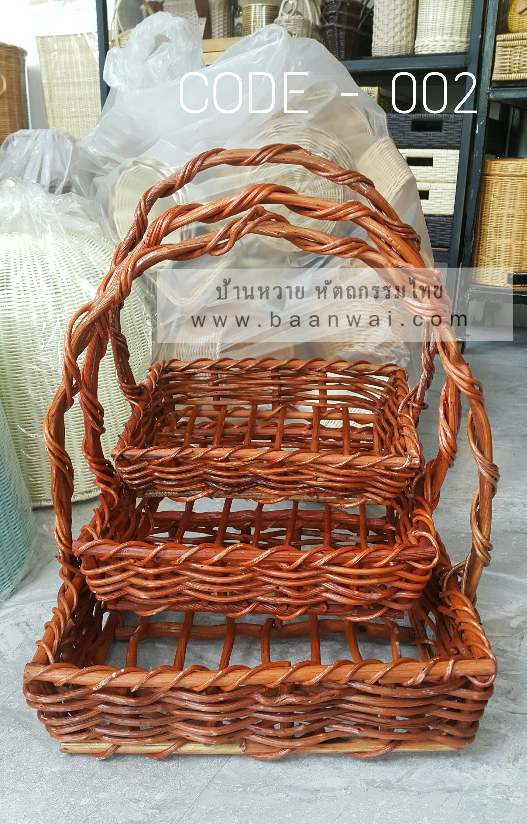 กระเช้า Code-002 เถาวัลย์