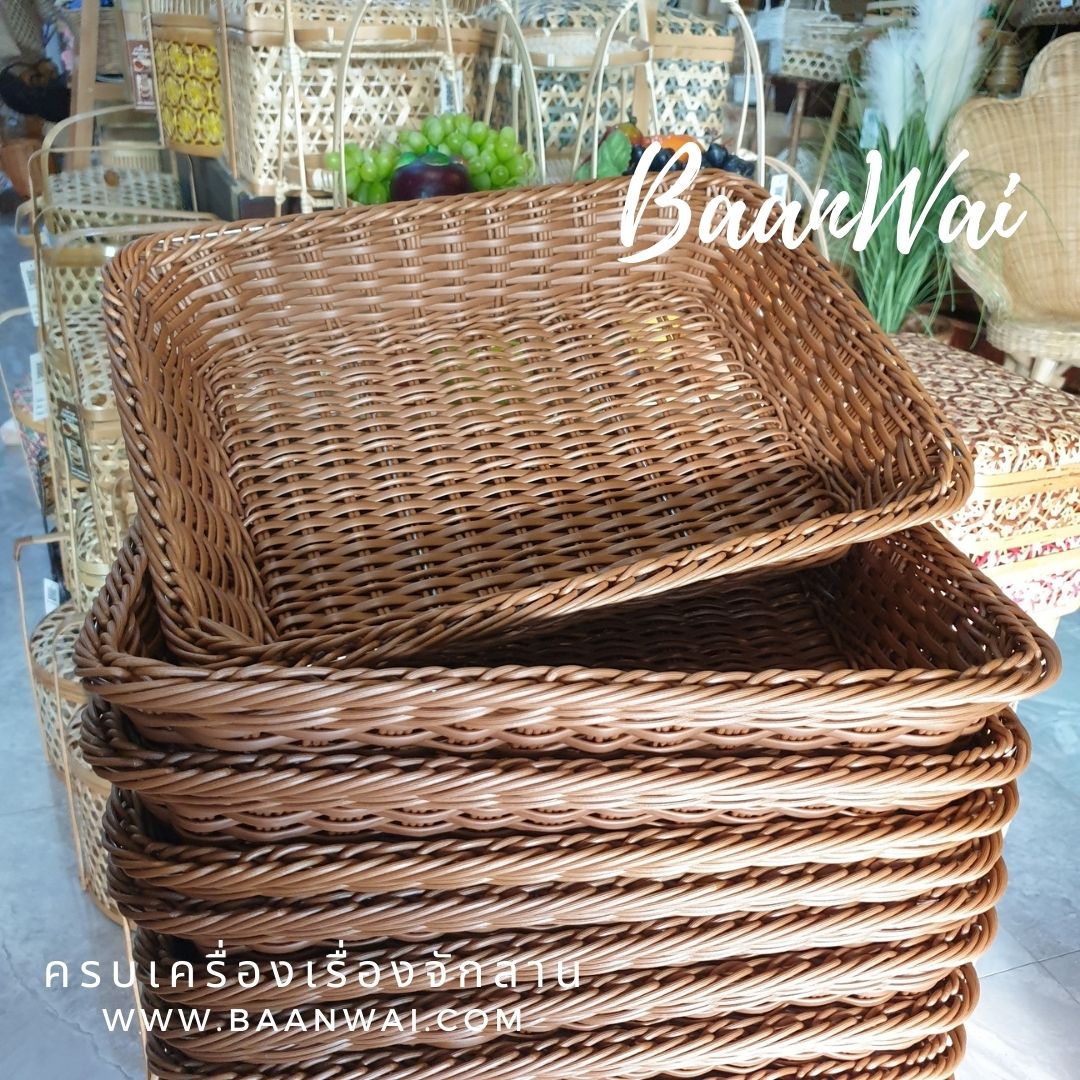 ถาดหวายเทียม โครงเหล็ก