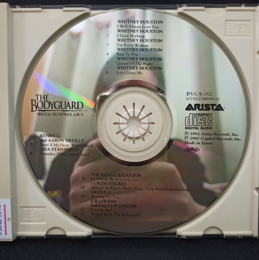 Various – The Bodyguard (Original Soundtrack Album) / JAPAN / ฝากล่องหัก / แผ่นดี