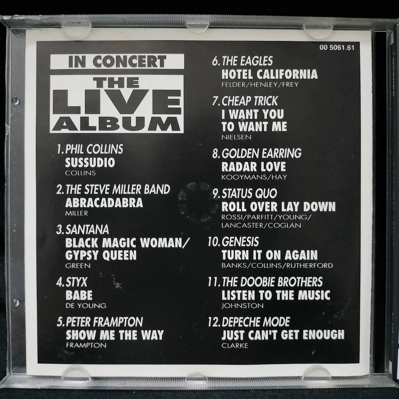 Various – In Concert - The Live Album Volume 1 / NETHERLANDS / มีรอยบ้าง