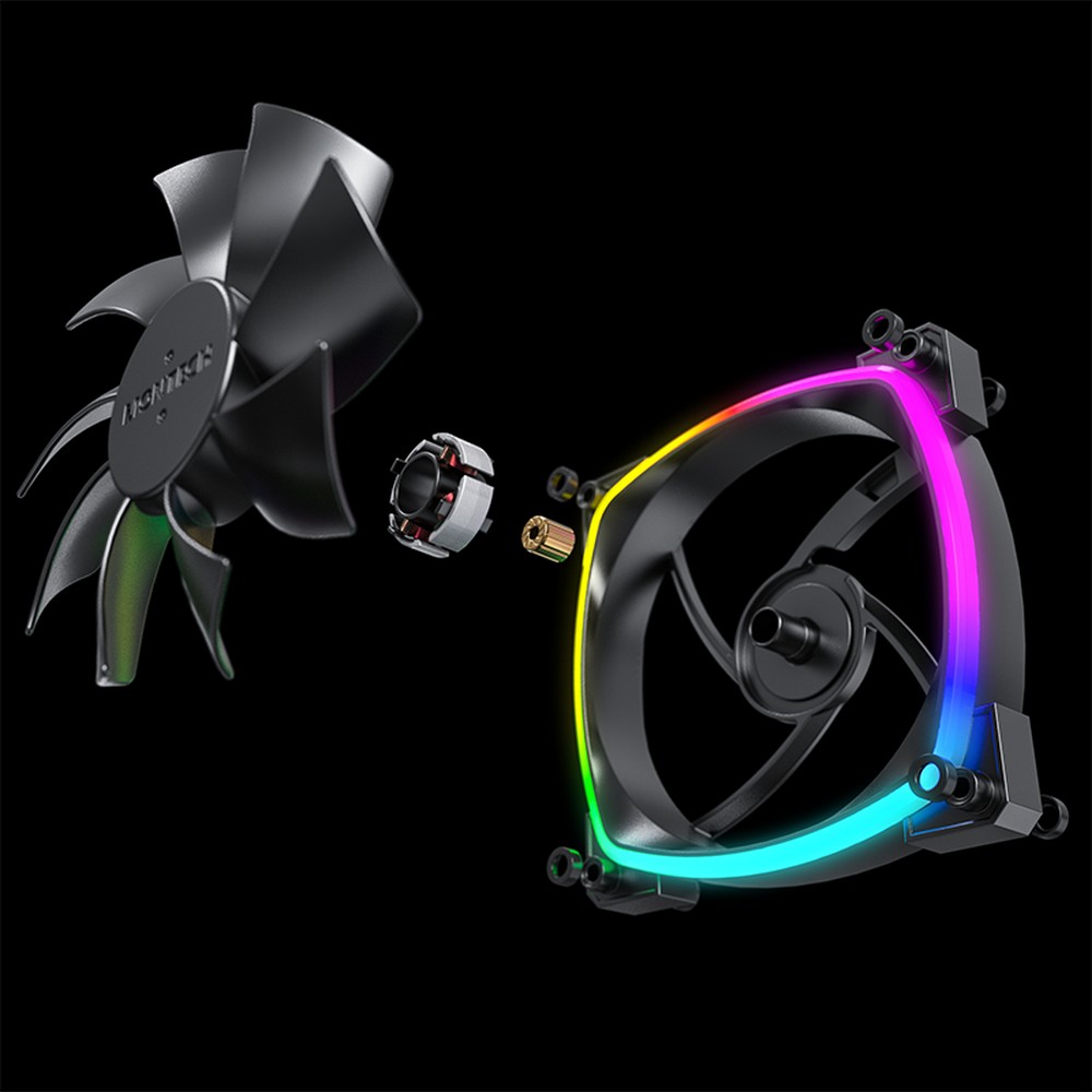 MONTECH AX120 PWM 3 IN 1 PACK WITH FAN HUB X 1 (BLACK) [1Y]