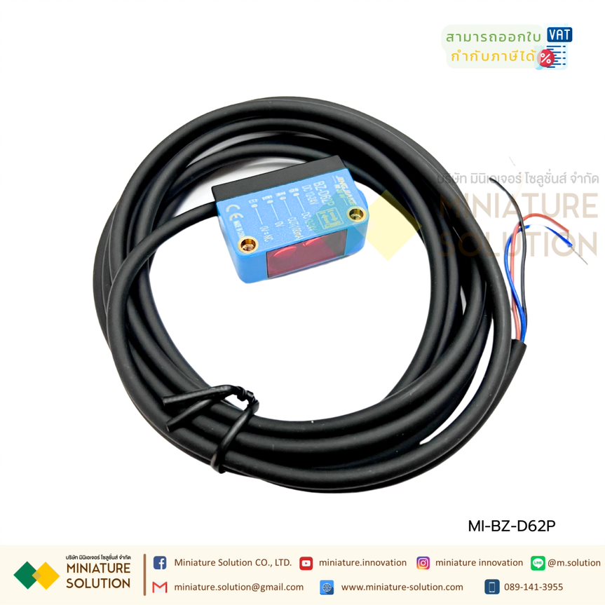 JINGJIAKE BZ-D62 NPN/ BZ-D62 PNP Reflective Photoelectric Sensor Detecting Range 40~600mm, 12~24VDC BZ E3Z-D61 R61 T61 เซนเซอร์ตรวจจับวัตถุ