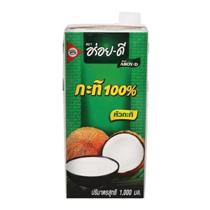 กะทิ 100% ตราอร่อยดี Aroi Dee Coconut Milk 1,000 ml. (05-0891)