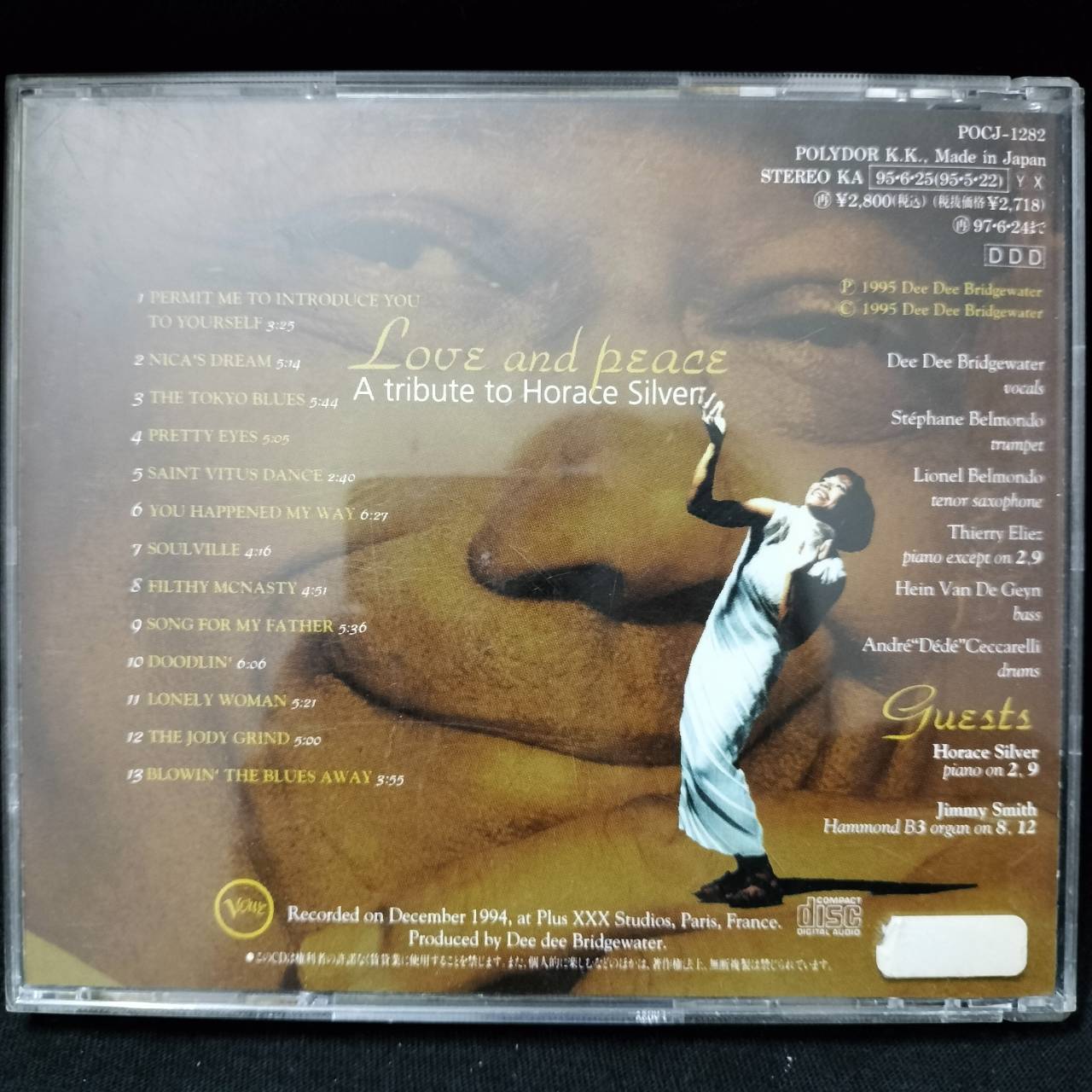 Dee Dee Bridgewater – Love and Peace / JAPAN / แผ่นดี / มี Obi