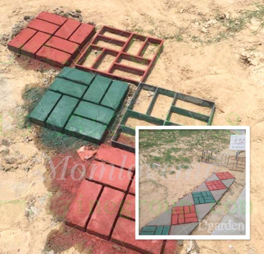 แม่พิมพ์ทางเดิน ลายปาร์เก้ D4