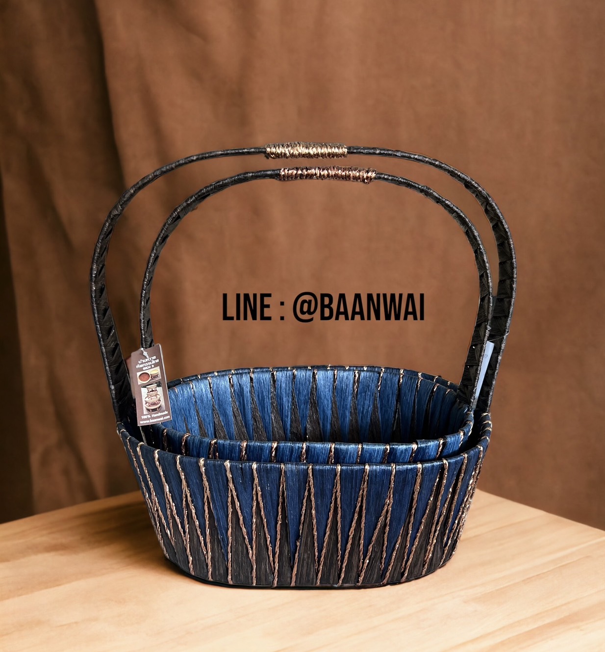 กระเช้า Code-005 VIP ทรงรี - ทรงกลม