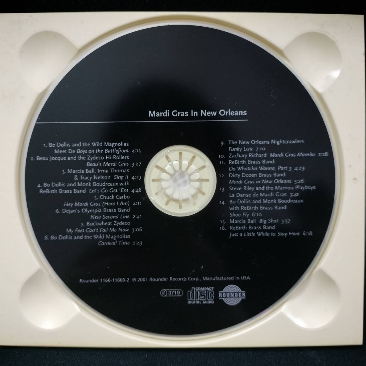 Various – Mardi Gras In New Orleans / USA / ปกมีคราบน้ำ / แผ่นดี