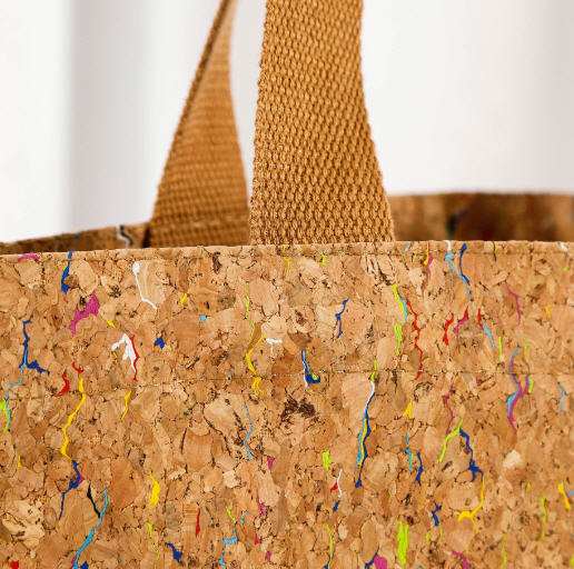 กระเป๋าผ้าไม้ก๊อก,กระเป๋าไม้ก๊อก,สกรีนโลโก้