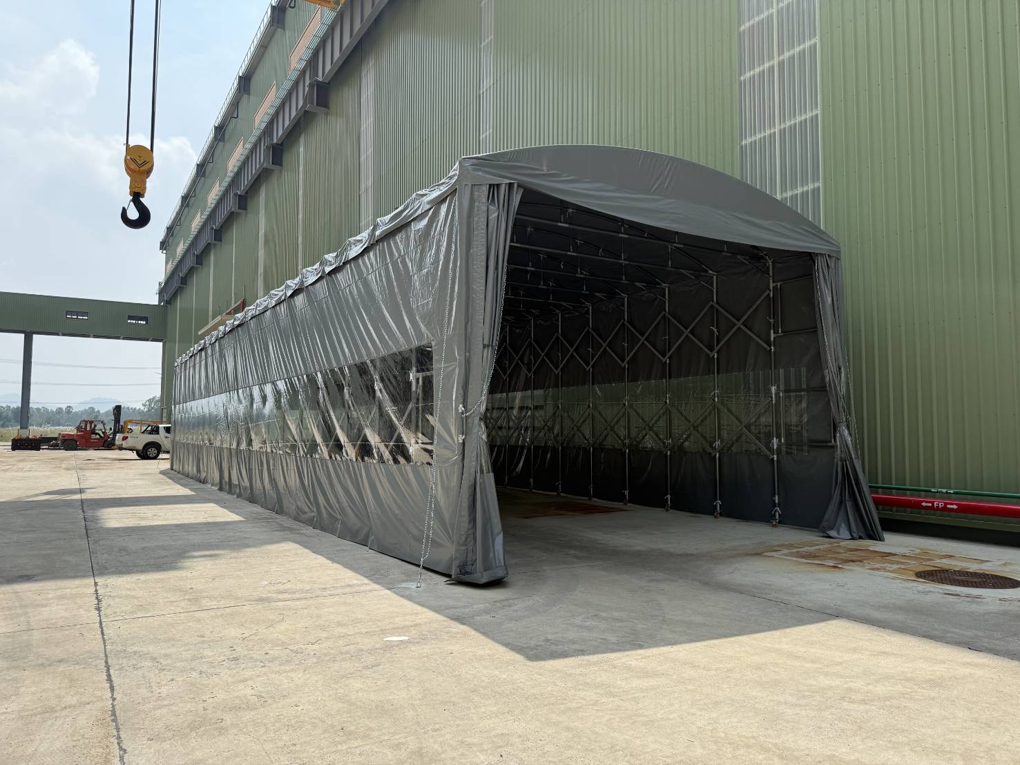 เต็นท์อุโมงค์ทางเดิน เต็นท์ยืดหด เต็นท์ทางเดิน