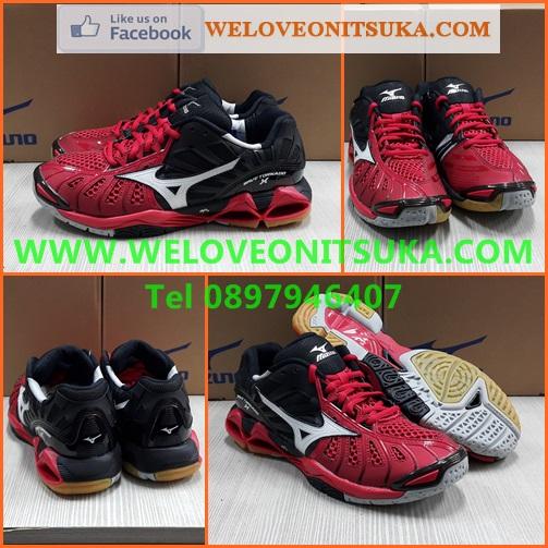Mizuno Wave Tornado X สีแดงดำ สุดยอดรองเท้า สีสวย คุณภาพเยี่ยม โดดเด่น รับแรงกระแทกอย่างดี V1GA161208