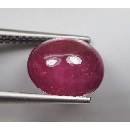 พลอยทับทิม (Ruby) 4.10 กะรัตสีแดง