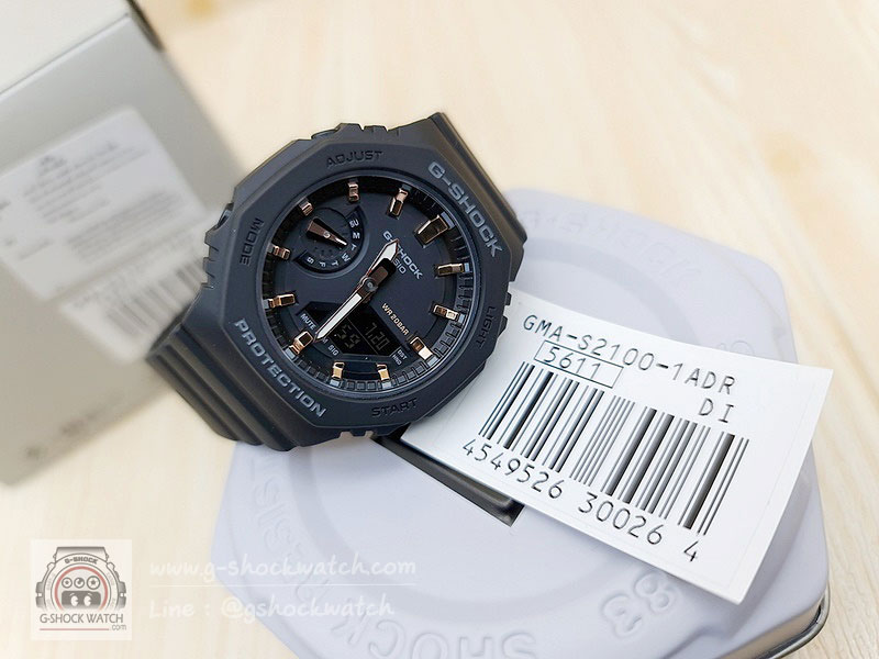 CASIO G-SHOCK นาฬิกาข้อมือ นาฬิกากันน้ำ นาฬิกาของแท้ ประกันศูนย์ CMG 1 ปี รุ่น GMA-S2100-1A