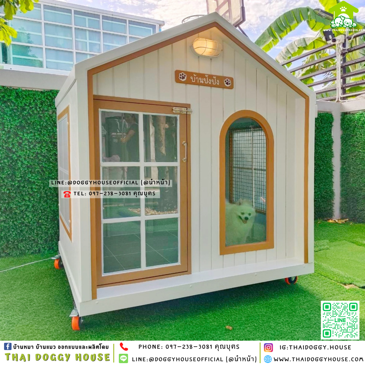 🏡บ้านหมา มุ้งลวด แบบบ้าน 𝐌𝐢𝐧𝐢𝐦𝐚𝐥 𝐍𝐨𝐫𝐝𝐢𝐜 𝐒𝐭𝐲𝐥𝐞✨