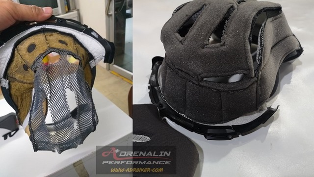 ซ่อมฟองน้ำหมวกกันน๊อค arai และ ทุกยี่ห้อที่ถอดนวมได้