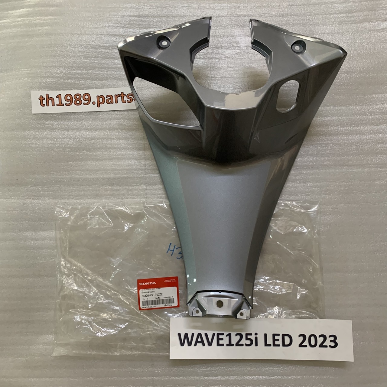 64320-K3F-T00ZE ฝาครอบตัวกลาง WAVE125i LED 2023 อะไหล่แท้ HONDA