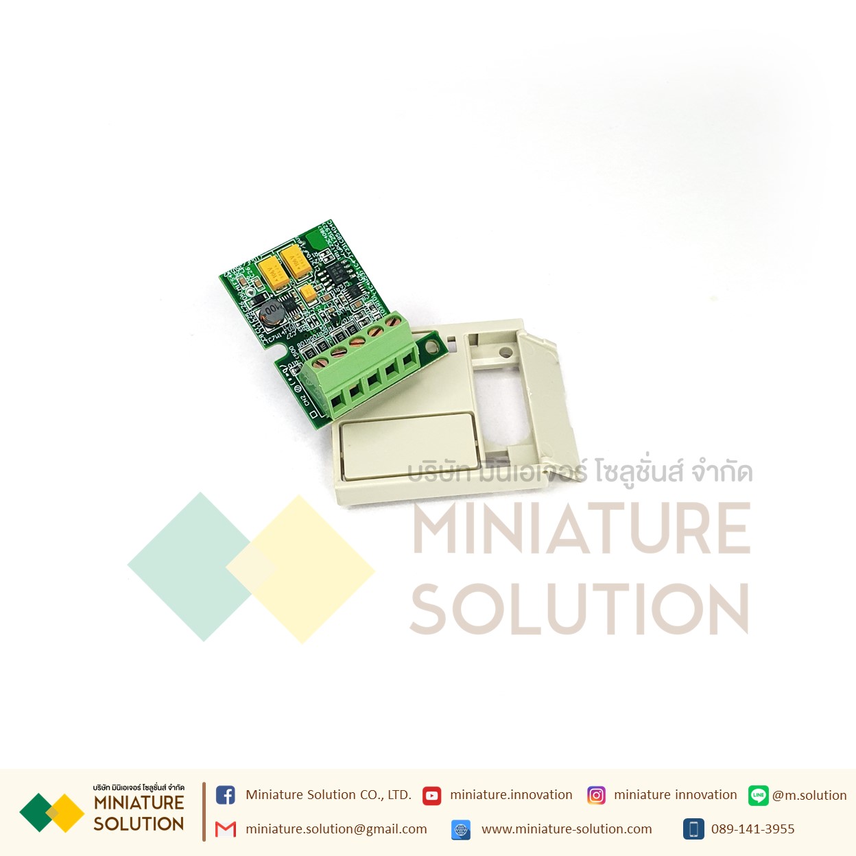 การ์ดขยาย MITSUBISHI Analog input expansion board PLC MODEL: FX1N-2AD-BD