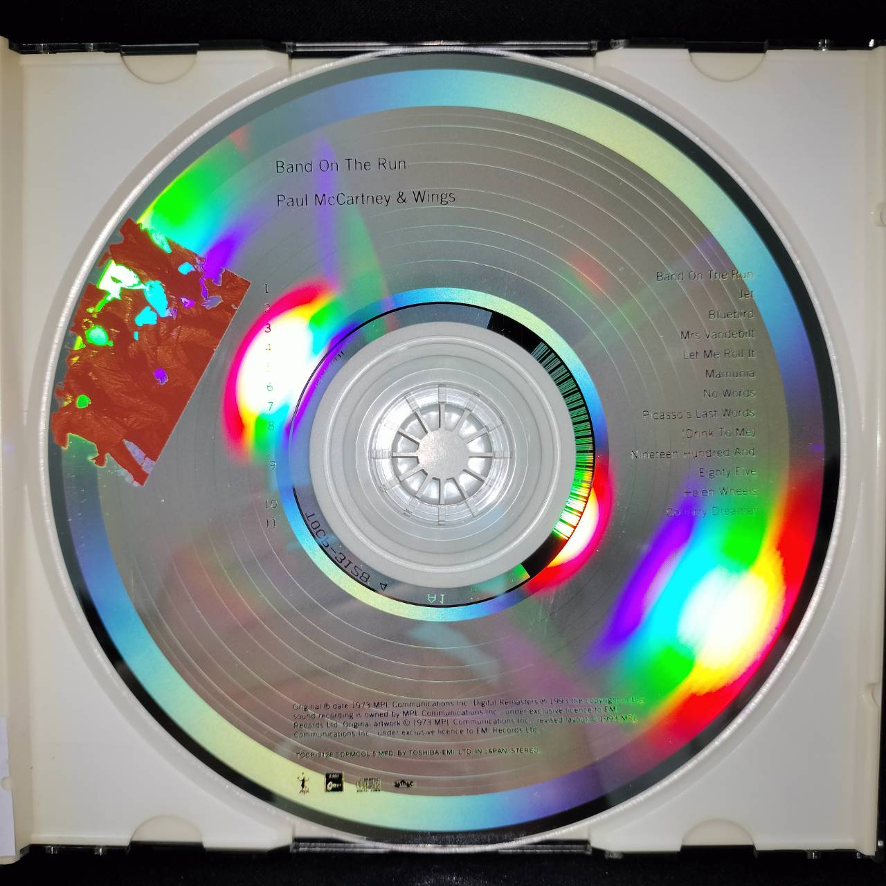 Paul McCartney & Wings – Band On The Run / JAPAN / แผ่นดี