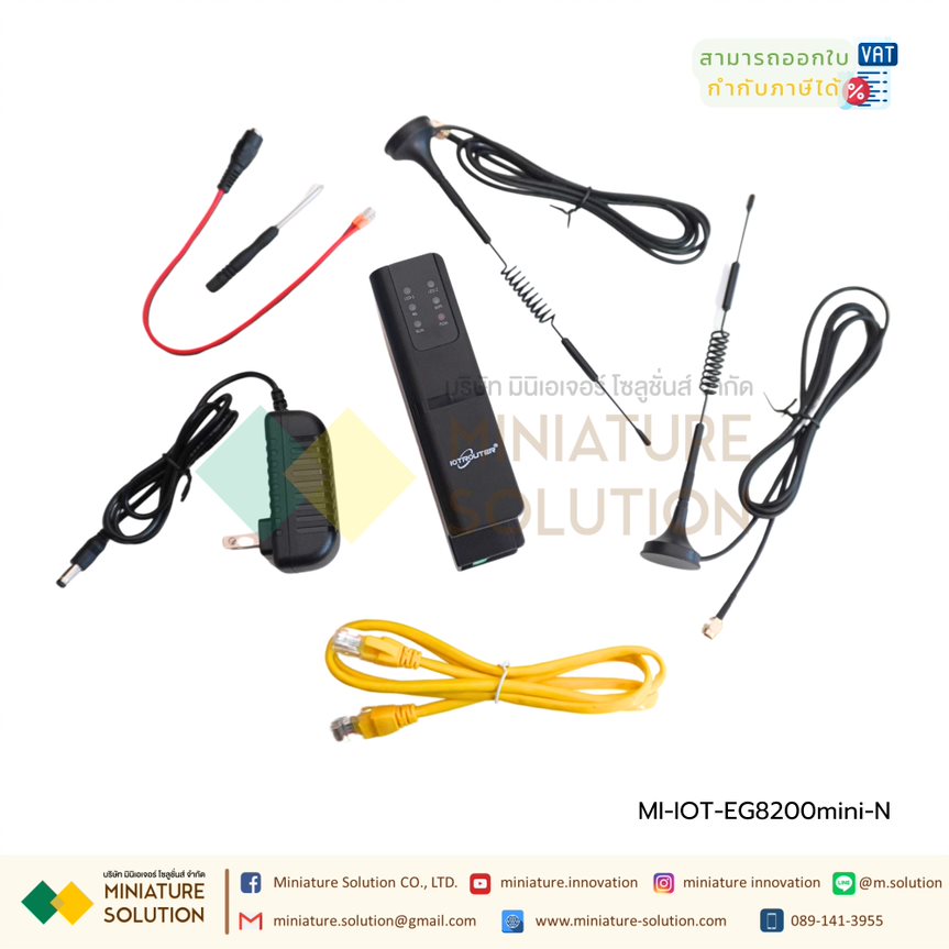 IoT Gateway EG8200mini ใช้ Node-Red สำหรับพัฒนาโปรแกรม รองรับ WIFI รุ่นเกาะราง แนวตั้งรุ่นใหม่