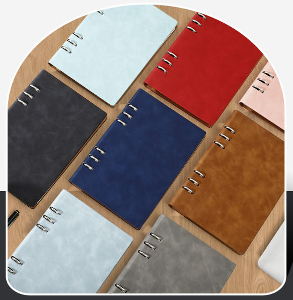 สมุดโน้ตสันห่วงเหล็ก,สมุดโน้ต,รับทำสมุดโน้ต,สกรีนโลโก้,A5,ราคาถูก,100แผ่น