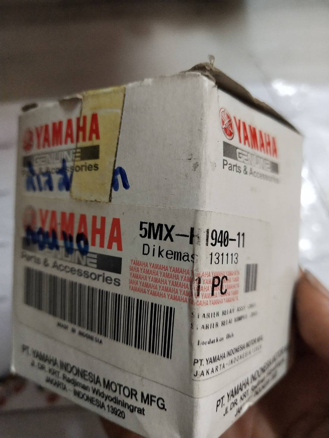 ชุดรีเลย์สตาร์ท สำหรับรุ่น NOUVO MX อะไหล่แท้ YAMAHA 5MX-H1940-11