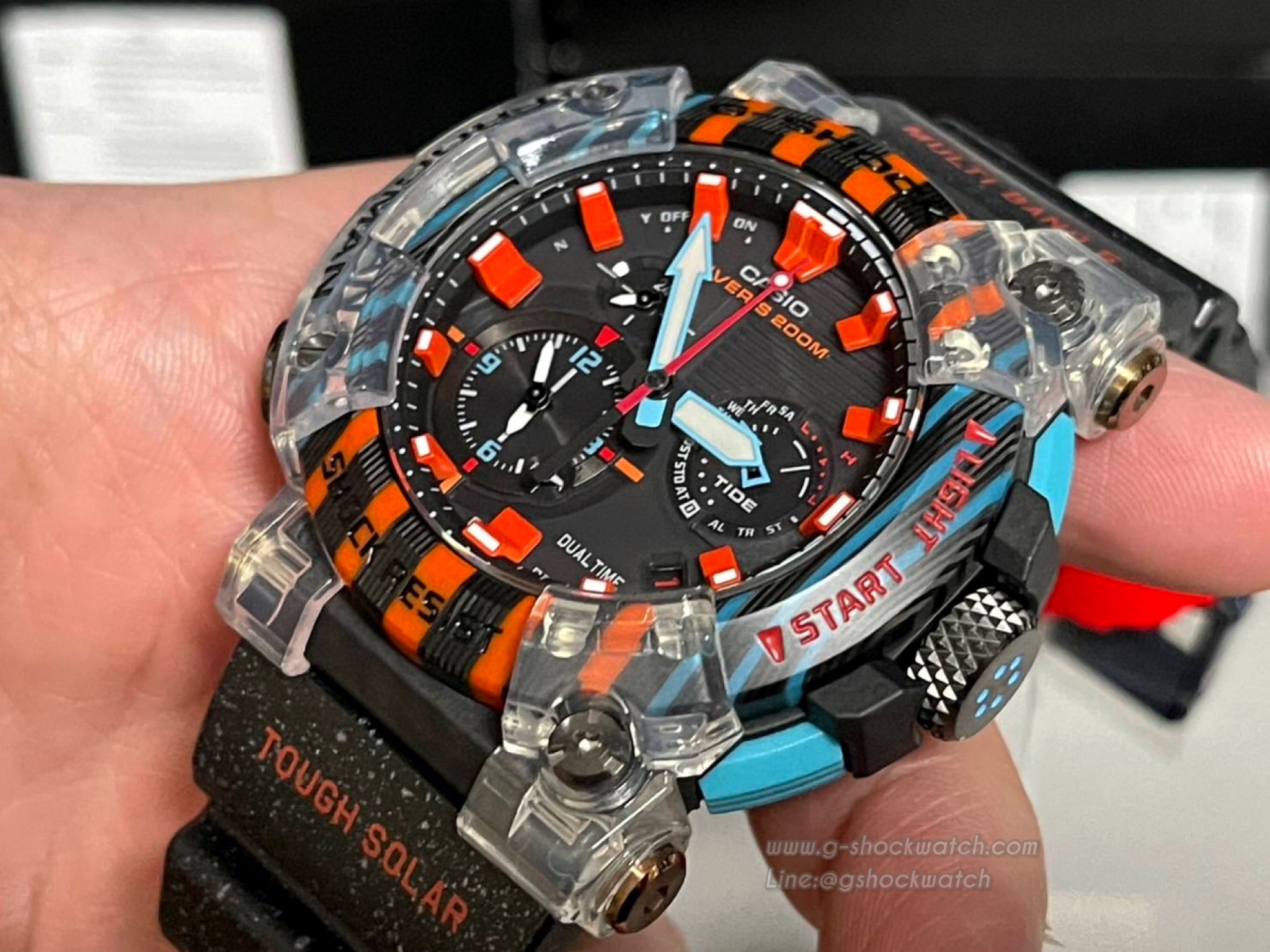 CASIO G-SHOCK นาฬิกาข้อมือ นาฬิกากันน้ำ นาฬิกาของแท้ ประกันศูนย์ CMG 1 ปี รุ่น GWF-A1000APF-1A